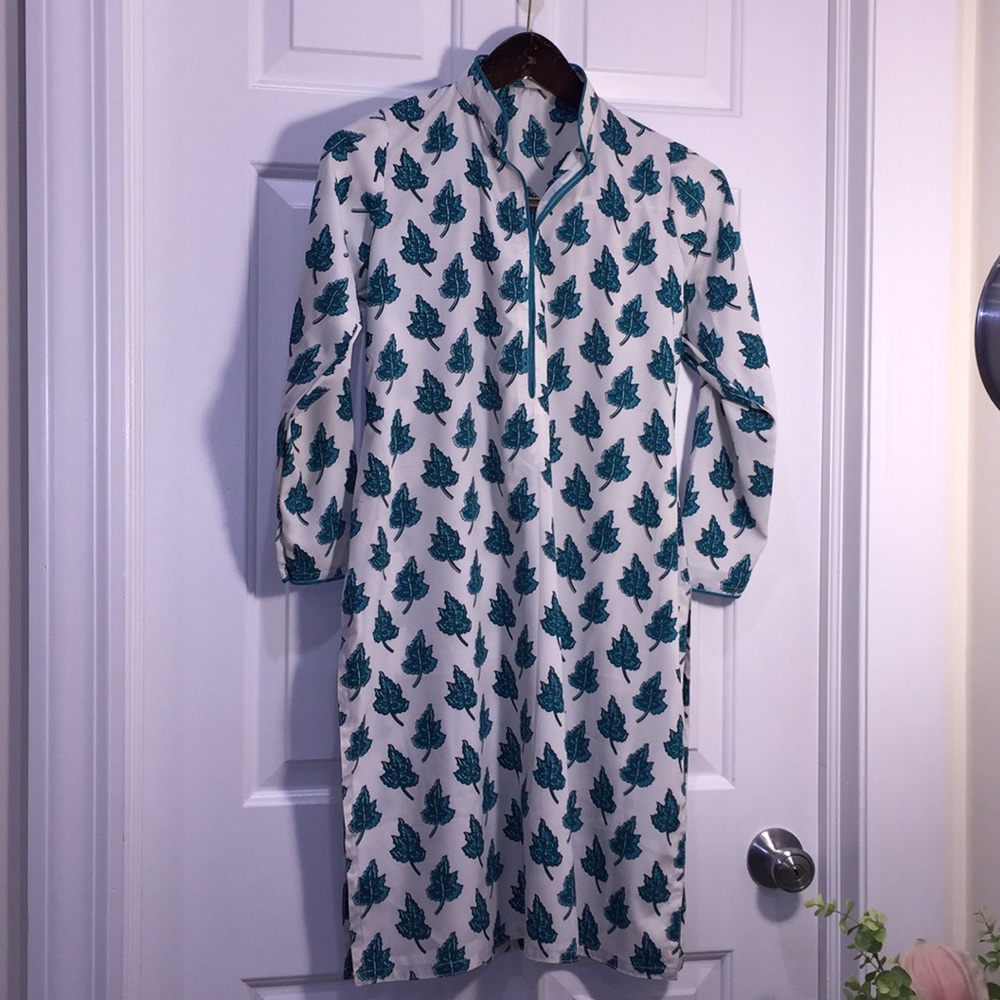 3 pieces white and green Pakistani dress. NEW